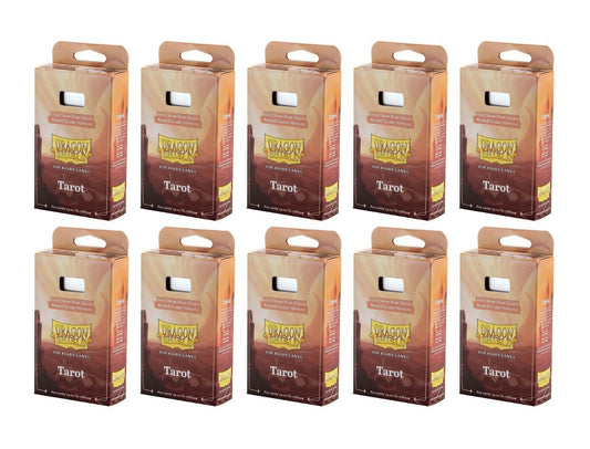 10 Packs Dragon Shield Board Game Sleeves 100 ct Tarot Size Card Sleeves Display Case