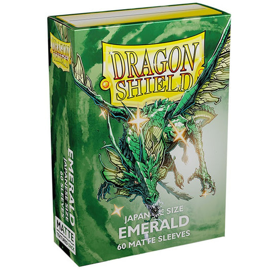 5 Packs Dragon Shield Matte Mini Japanese Emerald 60 ct Card Sleeves Value Bundle!