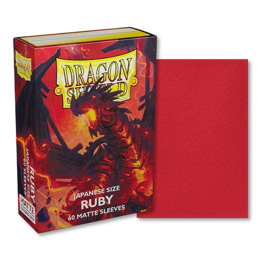 2 Packs Dragon Shield Matte Mini Japanese Ruby 60 ct Card Sleeves Value Bundle!