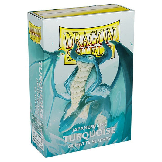 Dragon Shield Matte Mini Japanese Turquoise 60 ct Card Sleeves Individual Pack