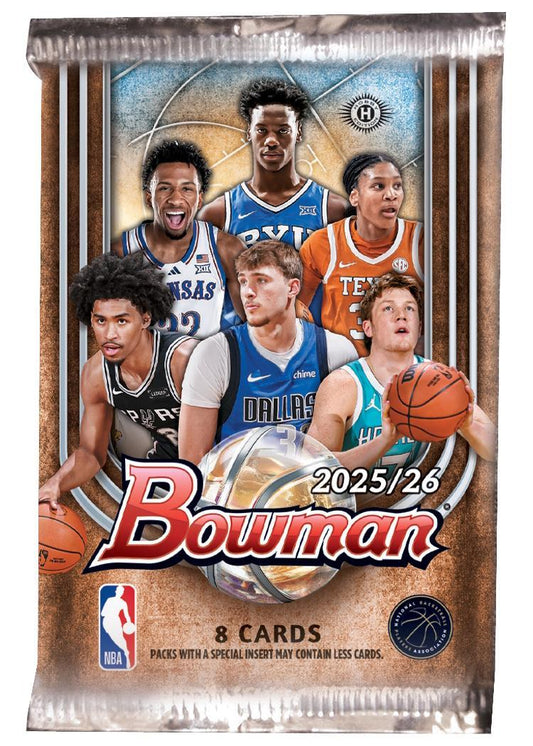 NBA Topps 2025-26 Bowman Basketball Trading Card BLASTER Pack [10 Cards]