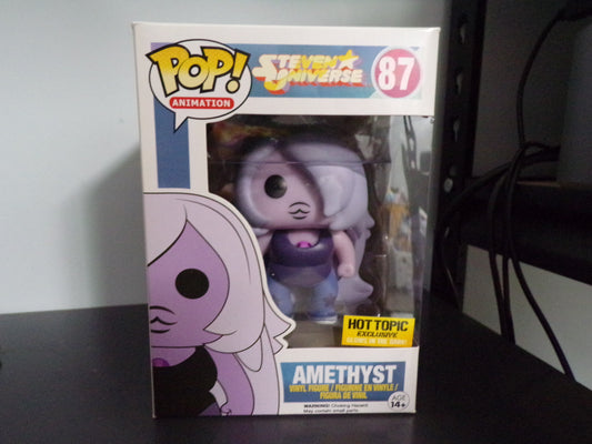 Funko Pop! Steven Universe - Amethyst Hot Topic Exclusive #87 BOX WEAR AND TEAR