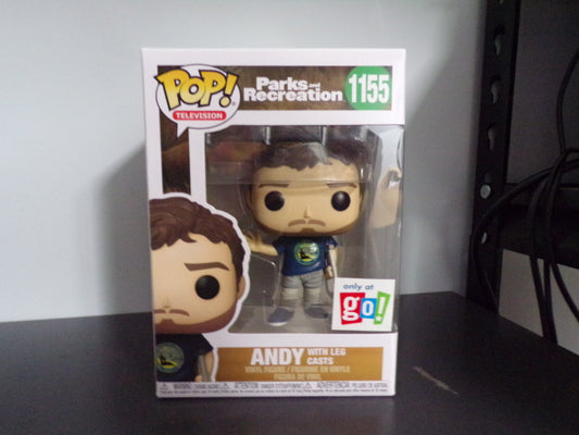 Funko Pop! Parks and Recreation - Andy with Leg Casts GO! Exclusive #1155