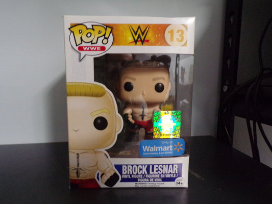 Funko Pop! WWE - Brock Lesnar Walmart Exclusive #13 DAMAGED