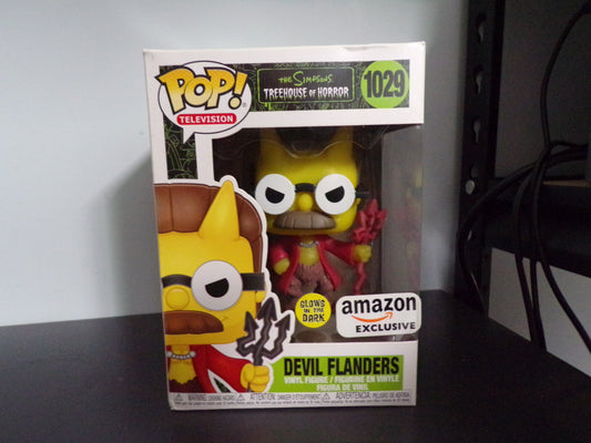 Funko Pop! The Simpsons - Devil Flanders Amazon Exclusive GITD #1029