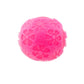 NeeDoh Fuzz Ball Flower Power - Sensory Toy with a Velvet Texture and Soft Cloud Squish - Pink