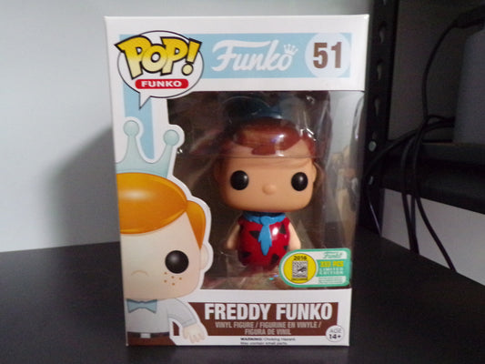 Funko Pop Freddy Funko as Fred Flinstone - 2016 SDCC 333 PCS Limited Edition #51