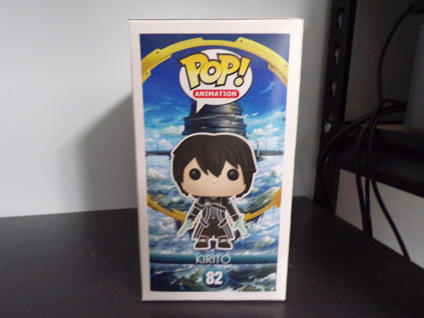 Funko Pop! Sword Art Online - Kirito Hot Topic Exclusive #82 BOX WEAR