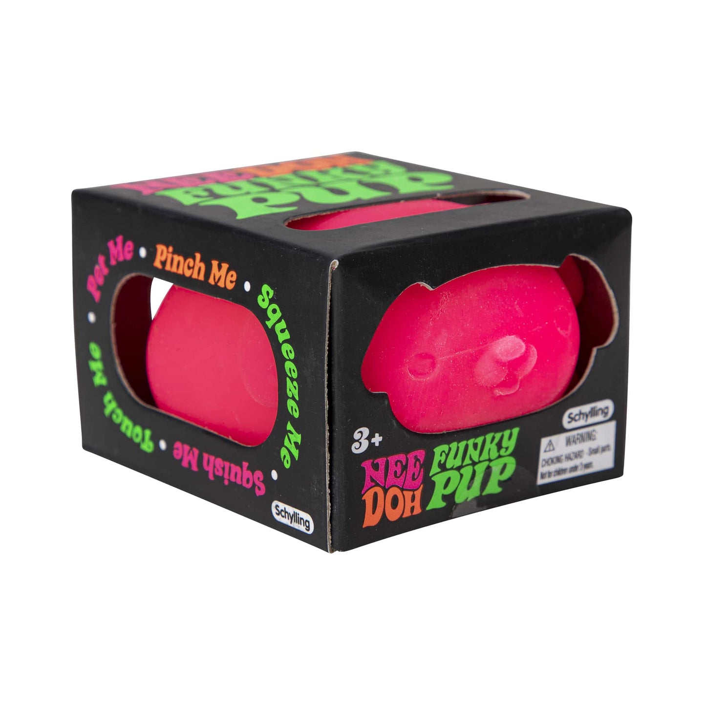 NeeDoh Funky Pups – Squishy Sensory Toy – Pink