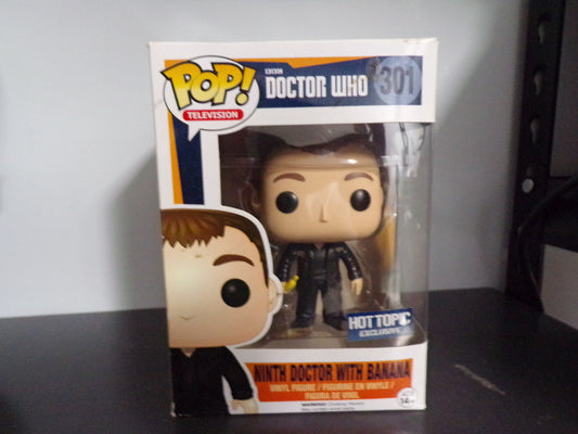 Funko Pop! Doctor Who - Ninth Doctor with Banana Hot Topic Exclusive #301