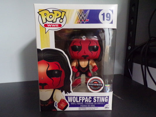 Funko Pop! WWE - Wolfpac Sting Gamestop Exclusive #19 w/ Protector
