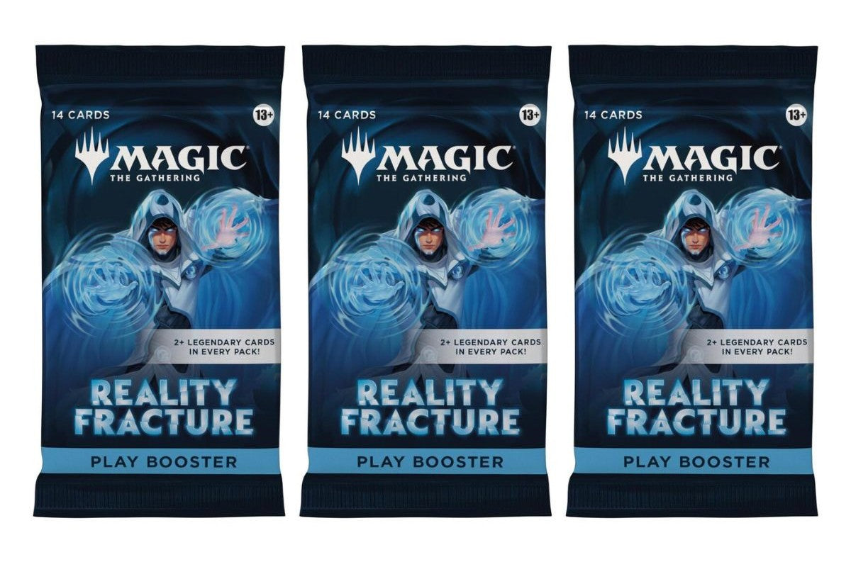 Magic: The Gathering Reality Fracture Play Booster Pack Lot - 3 Packs - 42 Cards