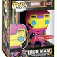 Funko 48846 Pop! Marvel Black Light Iron Man Collectable Toy, Multicolour