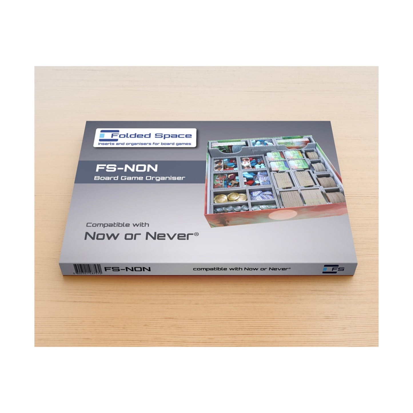 Folded Space Board Game Box Inserts: Now or Never
