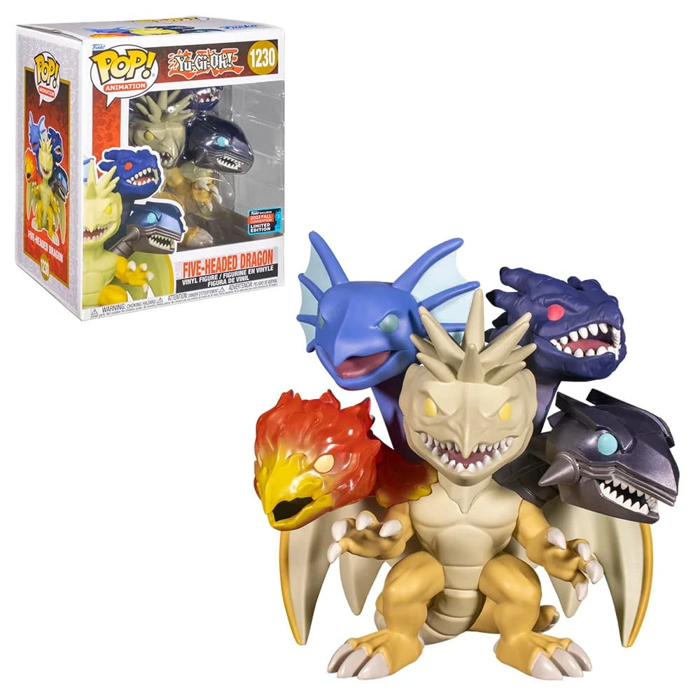 Funko POP! Super Animation: Yu-Gi-Oh! Five-Headed Dragon Vinyl Figure 2022 Fall Convention Exclusive, 1230