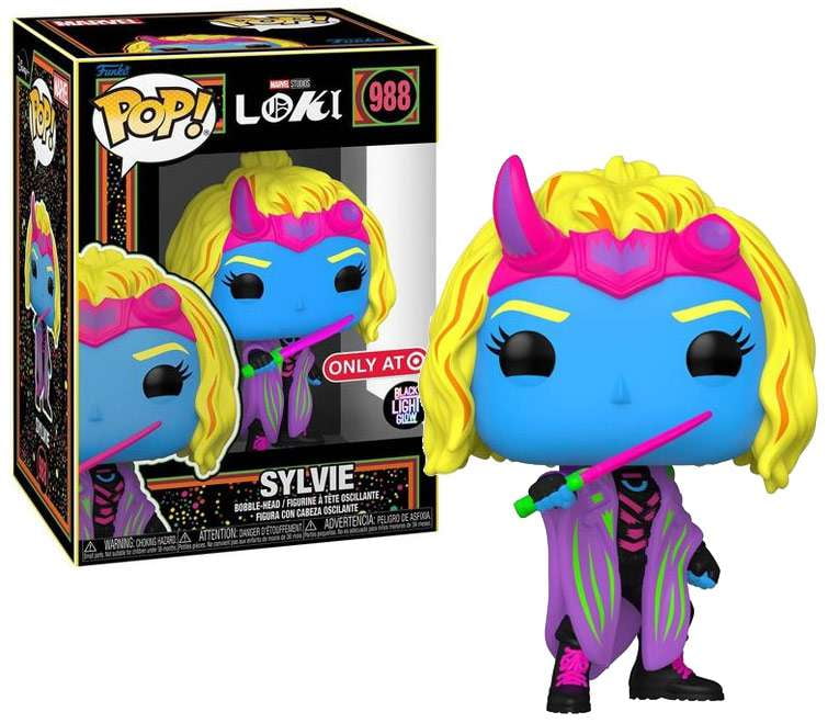 Funko POP! TV: Marvel Loki Sylvie (Blacklight) (Target Exclusive)