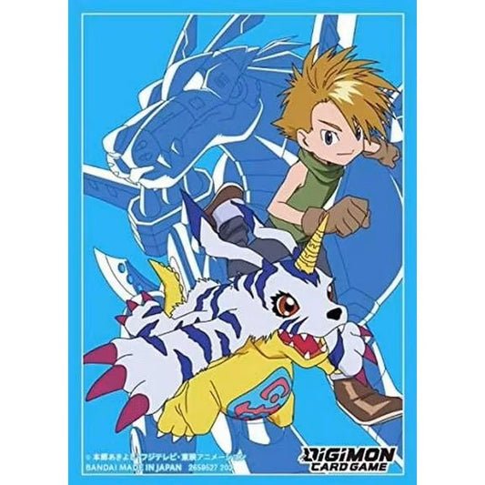 Digimon Trading Card Supplies - Deck Sleeves - MATT & GABUMON (60 Sleeves)