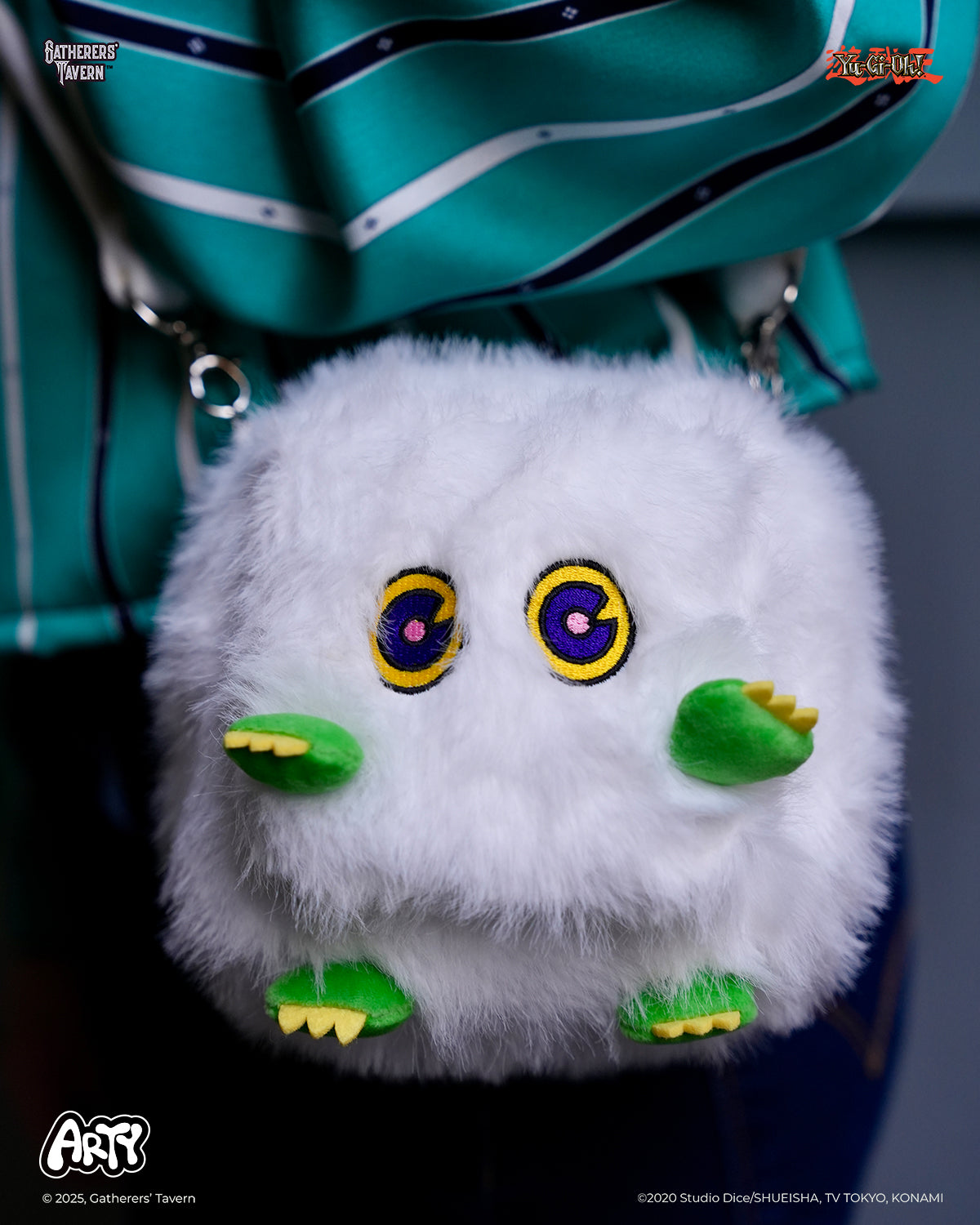 Gatherers' Tavern Yu-Gi-Oh! Kuriboo ARTY Sling Crossbody Plush Trading Card Game Accessory Bag