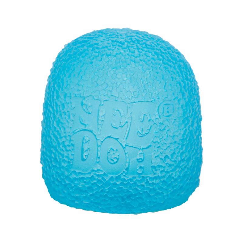 NeeDoh Gumdrop - Textured Sensory Toy with Super Solid Squish - Blue