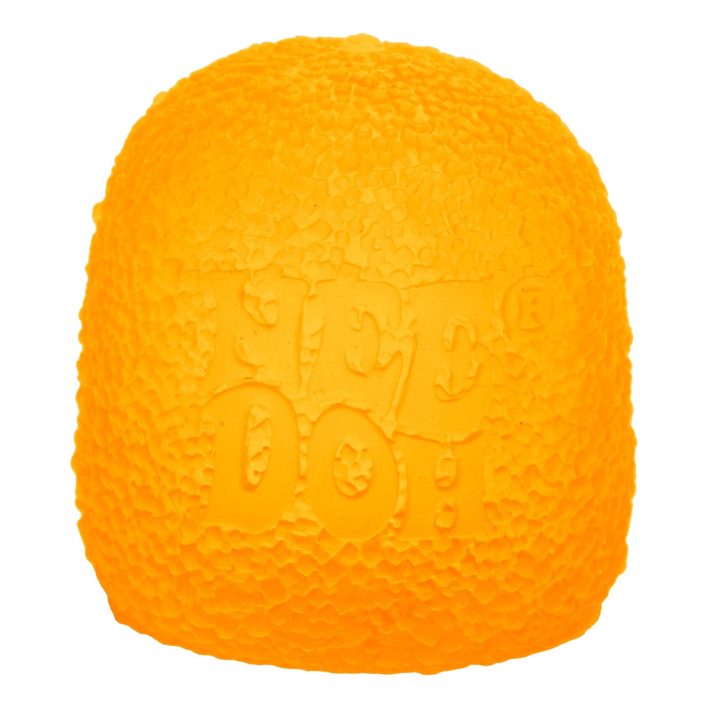 NeeDoh Gumdrop - Textured Sensory Toy with Super Solid Squish - Orange