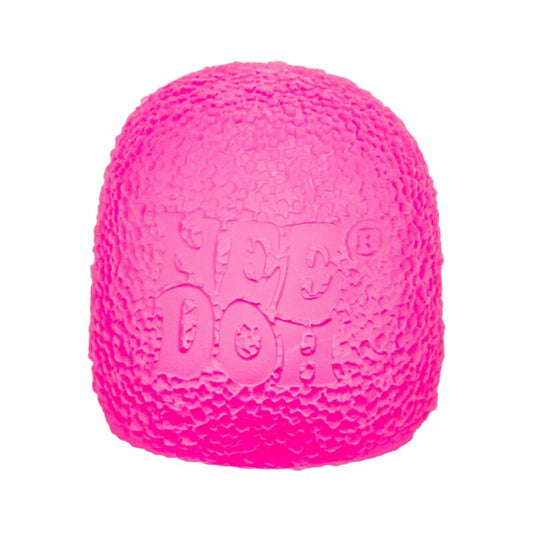 NeeDoh Gumdrop - Textured Sensory Toy with Super Solid Squish - Pink