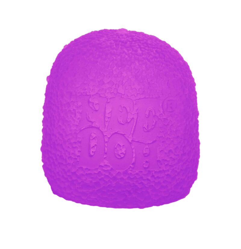 NeeDoh Gumdrop - Textured Sensory Toy with Super Solid Squish - Purple