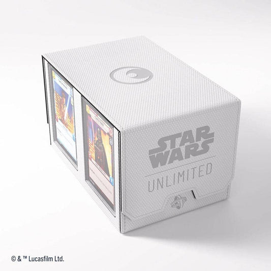 GAMEGENIC: STAR WARS: UNLIMITED: DOUBLE DECK POD: WHITE AND BLACK