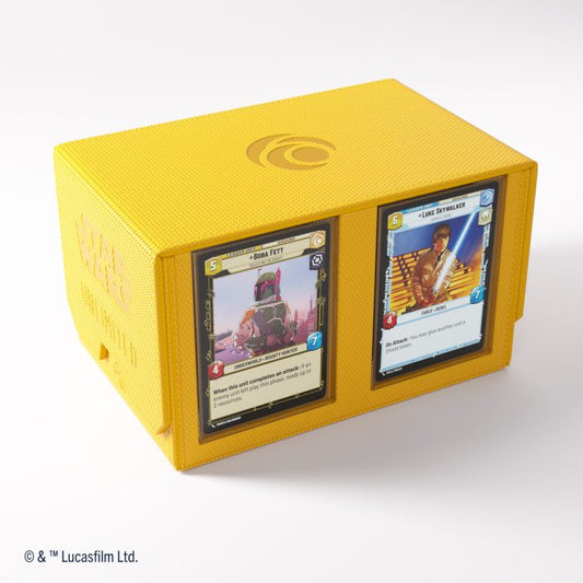 GAMEGENIC: STAR WARS: UNLIMITED: DOUBLE DECK POD: YELLOW