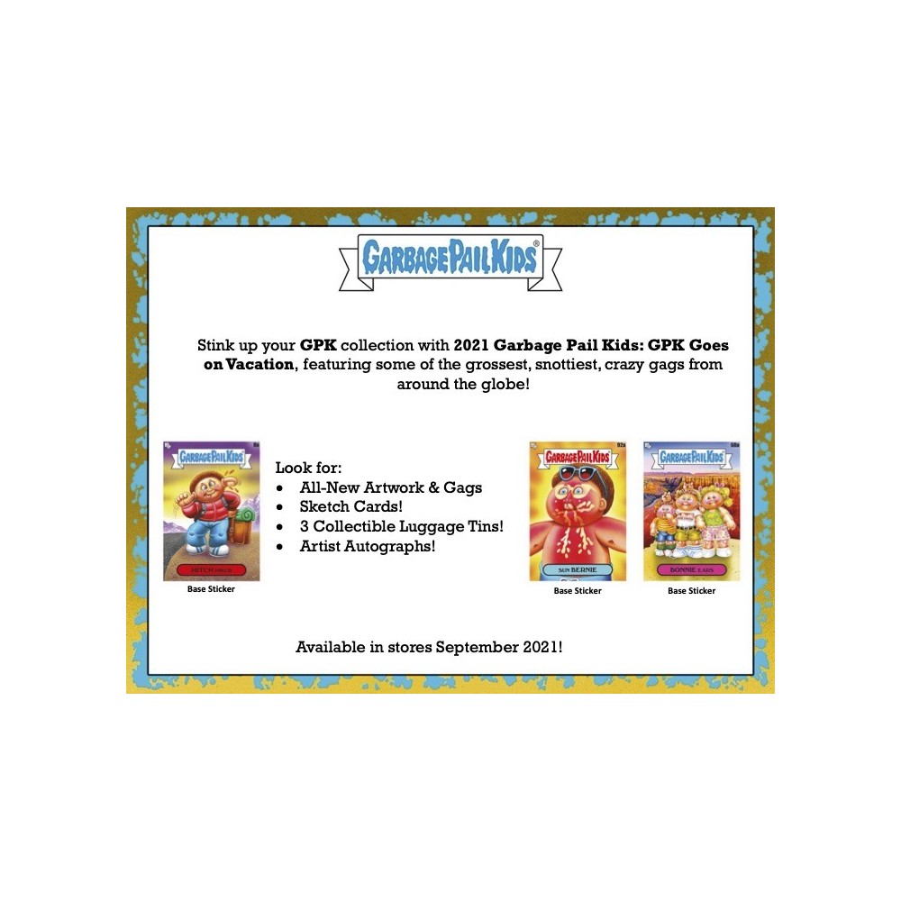 2021 Topps Garbage Pail Kids Go On Vacation Tin (Random Color)