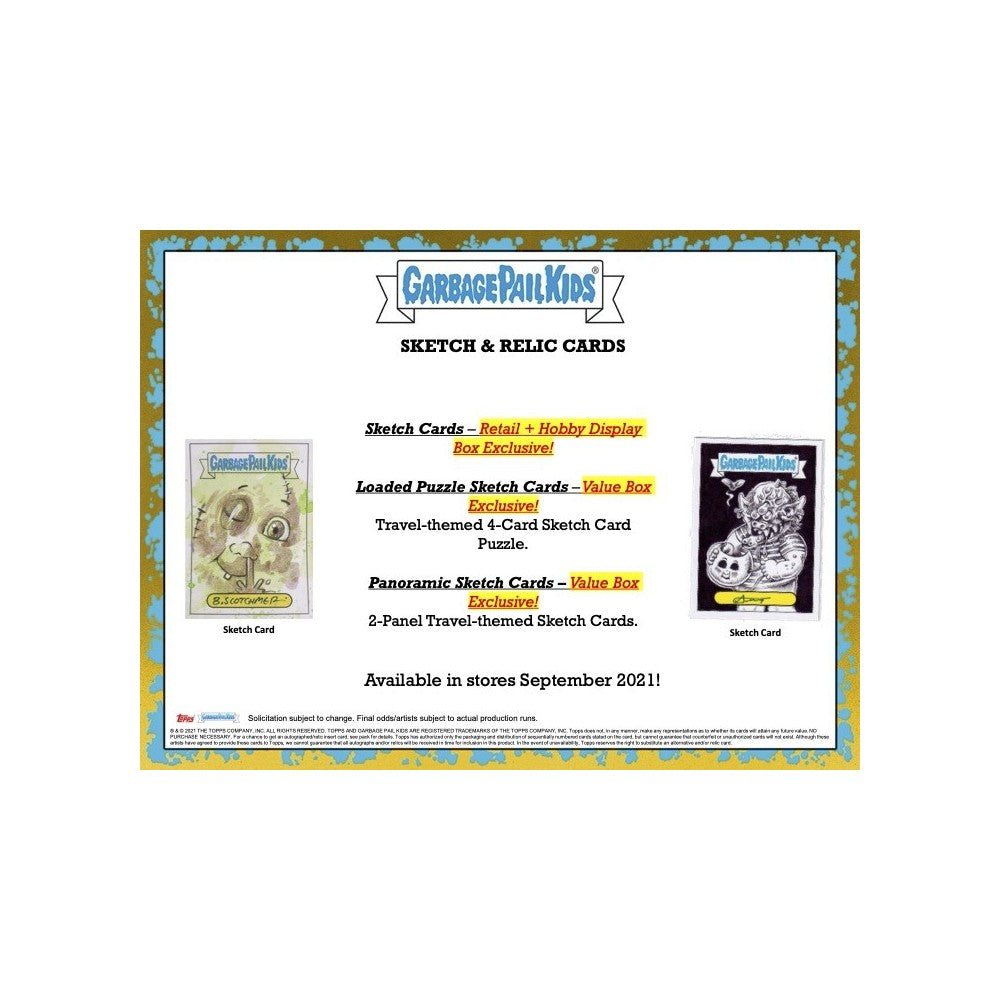 2021 Topps Garbage Pail Kids Go On Vacation Tin (Random Color)