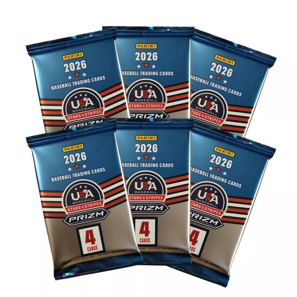 2026 Panini USA Stars and Stripes Prizm Baseball Trading Card Blaster Box