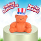 Sunny Days Squeeezy Americana Teddy Bear Fidget Toy