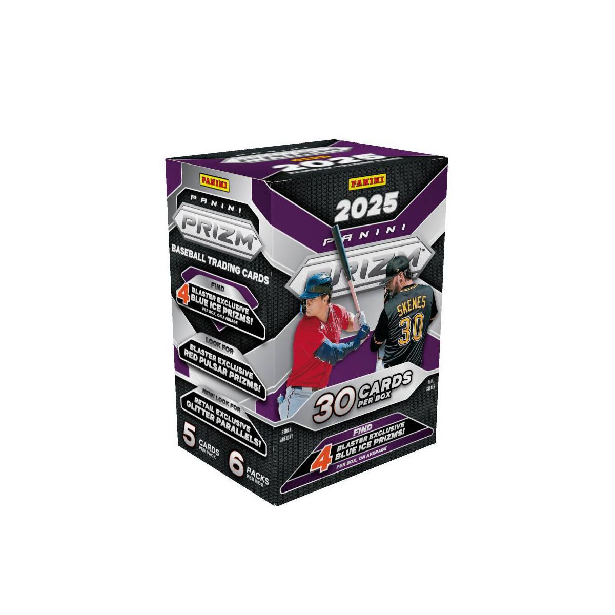 Panini 2025 Prizm Baseball Blaster Box – Retail Exclusive Parallels & Inserts – MLBPA Licensed Trading Cards – Sealed Box