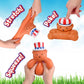 Sunny Days Squeeezy Americana Teddy Bear Fidget Toy