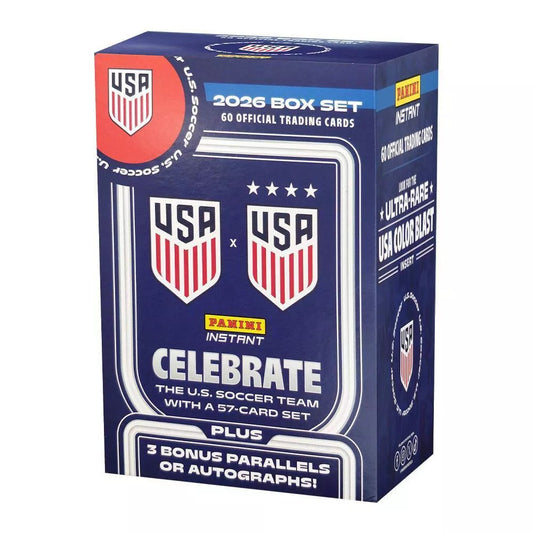 2025-26 Panini USMNT & USWNT Soccer USA Trading Card Blaster Box