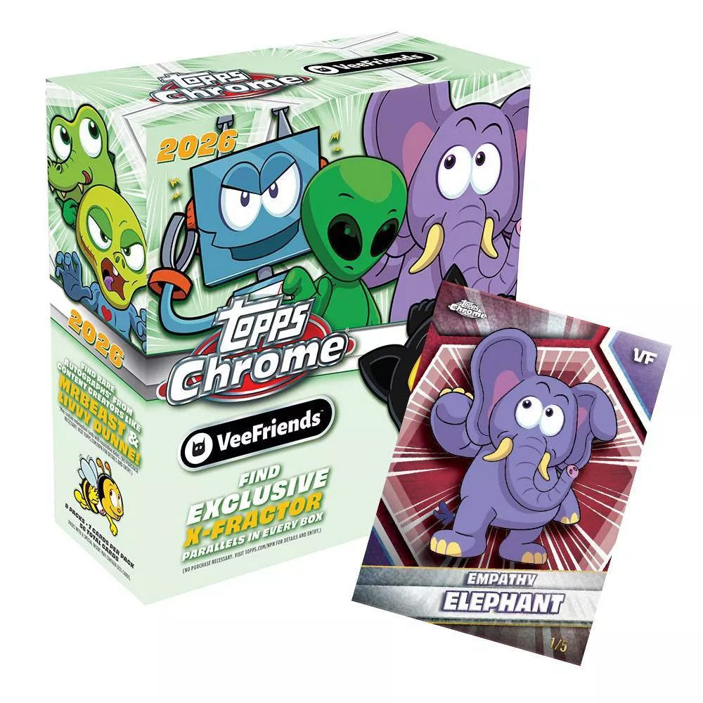 2026 Topps Chrome VeeFriends Trading Card Mega Box