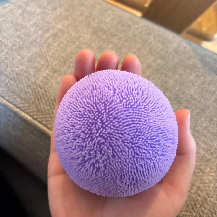 NeeDoh Fuzz Ball - Sensory Squeeze Toy - Colors May Vary