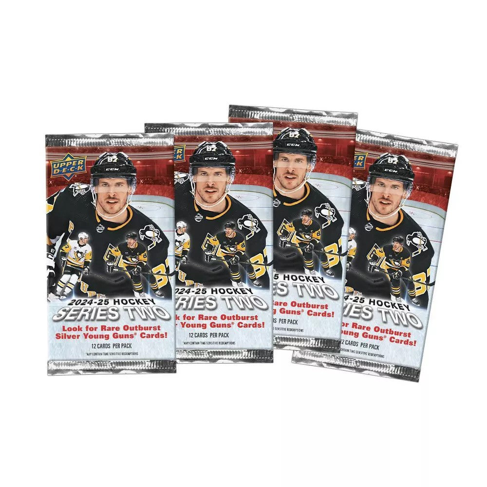 2024-25 Upper Deck NHL Series 2 Hockey Trading Card Blaster Box
