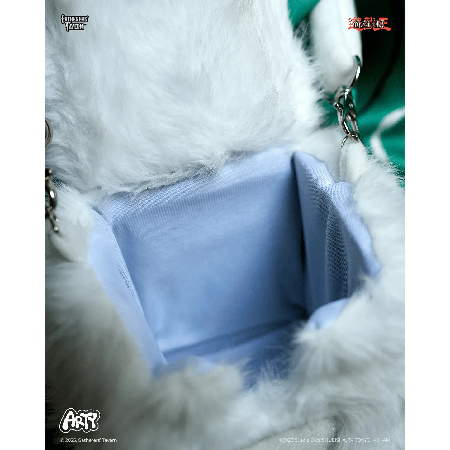 Gatherers’ Tavern Yu-Gi-Oh! Kuriboo ARTY Bag Plush Carrying Case | Officially Licensed | Adjustable Strap | Fits TCG Accessories & Deck Boxes
