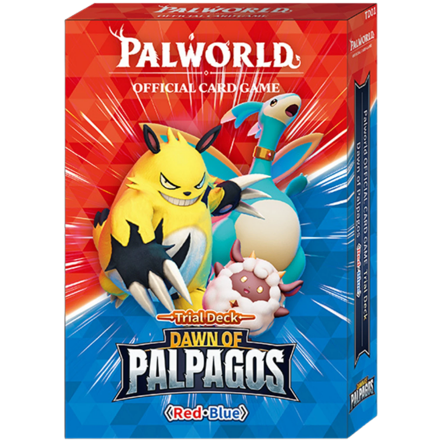 Palworld Trading Card Game Dawn of Palpagos Red & Blue Trial Deck POCGe-TD01 [50 Cards]