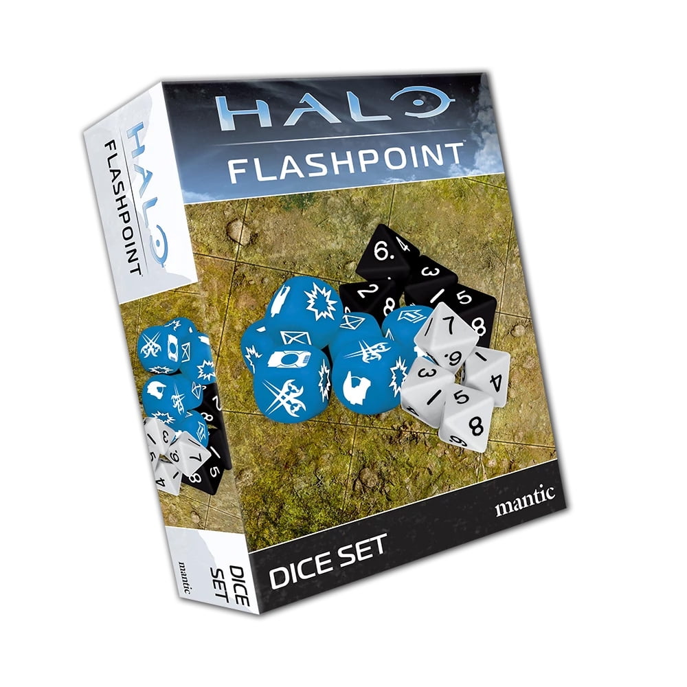Halo: Flashpoint Tabletop Miniatures Game Expansion Dice Booster (14 Dice)