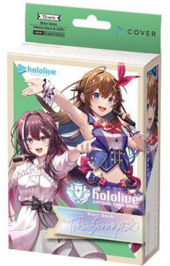 Hololive Official Card Game: Tokino Sora & AZKi Start Deck - 72 Cards