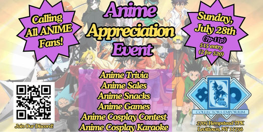 Collector's Emporium Anime Night 2ppl ($20)