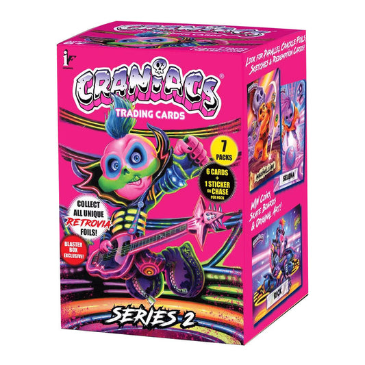 Craniacs Series 2 Trading Cards 7-Pack Blaster Box