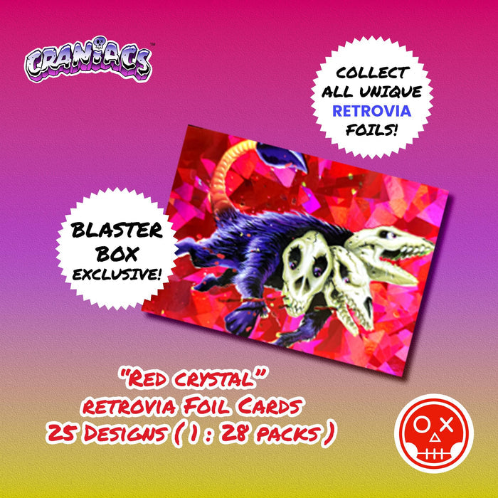 Craniacs Series 2 Trading Cards 7-Pack Blaster Box