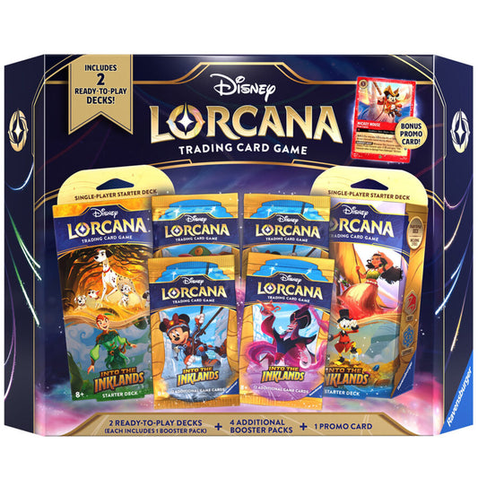 Disney Lorcana TCG: Into the Inklands Starter Blister Bundle Gift Set