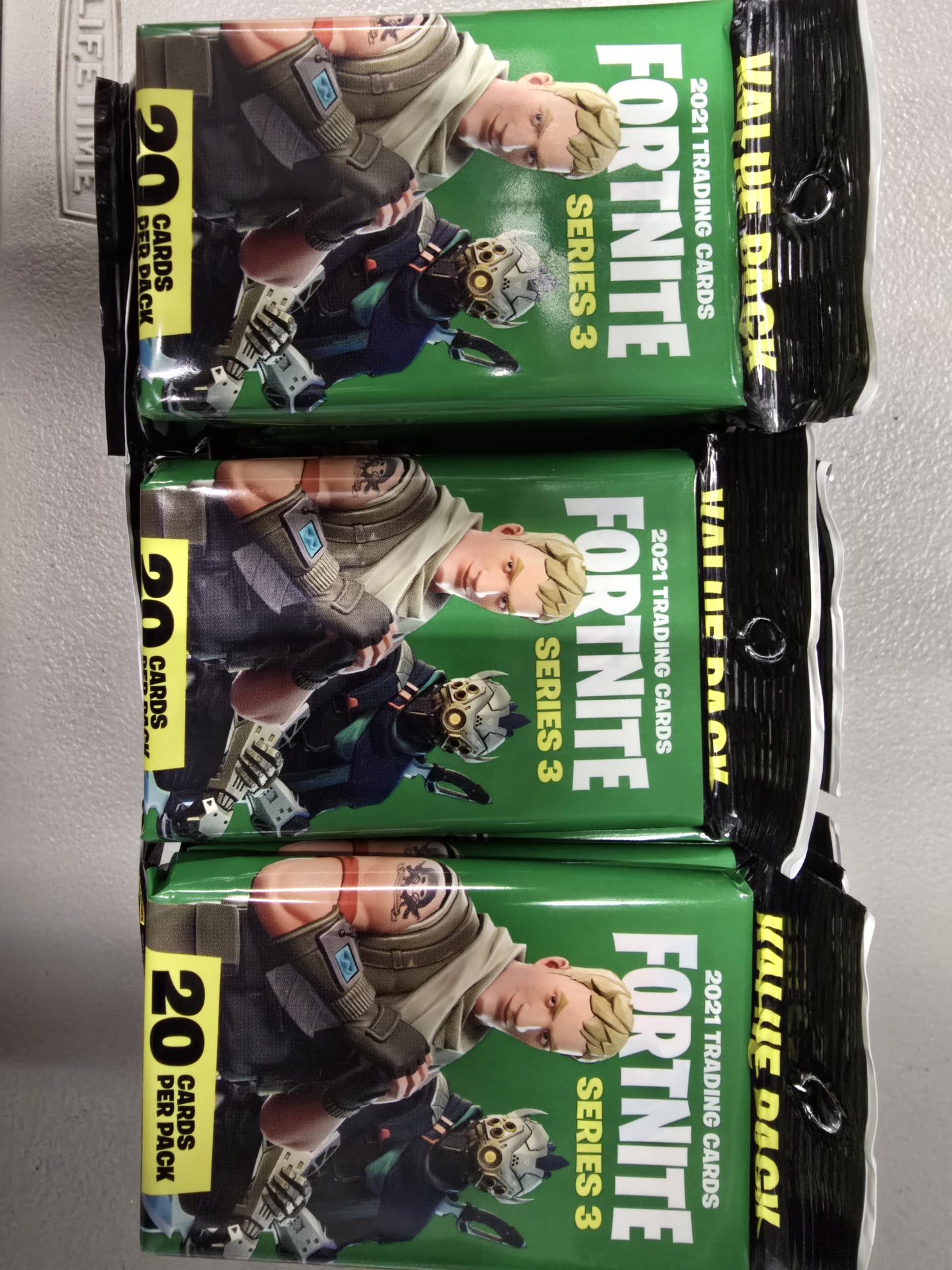 Fortnite Series 3 Factory Sealed Fat Packs X3 60 Cards Total