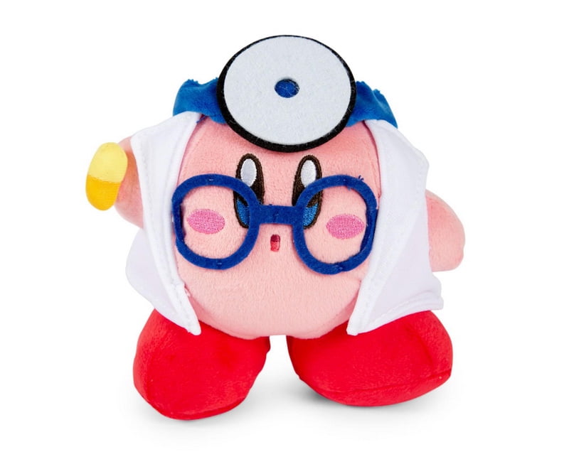 Little Buddy 1680 Kirby Adventure All Star Doctor Plush, 5""", Multi-Colored