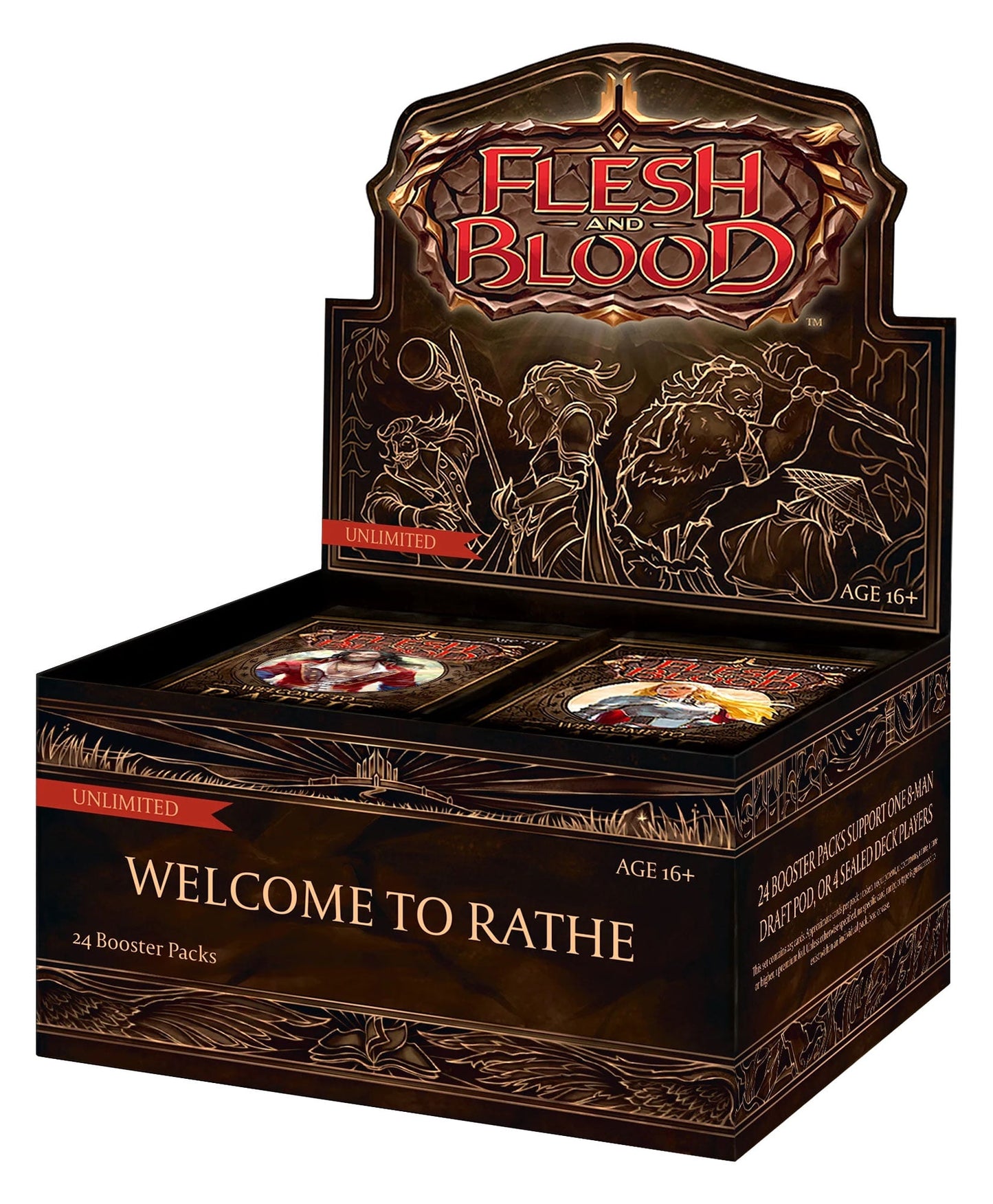 Flesh & Blood TCG Welcome to Rathe Unlimited Booster Box - 24 Packs