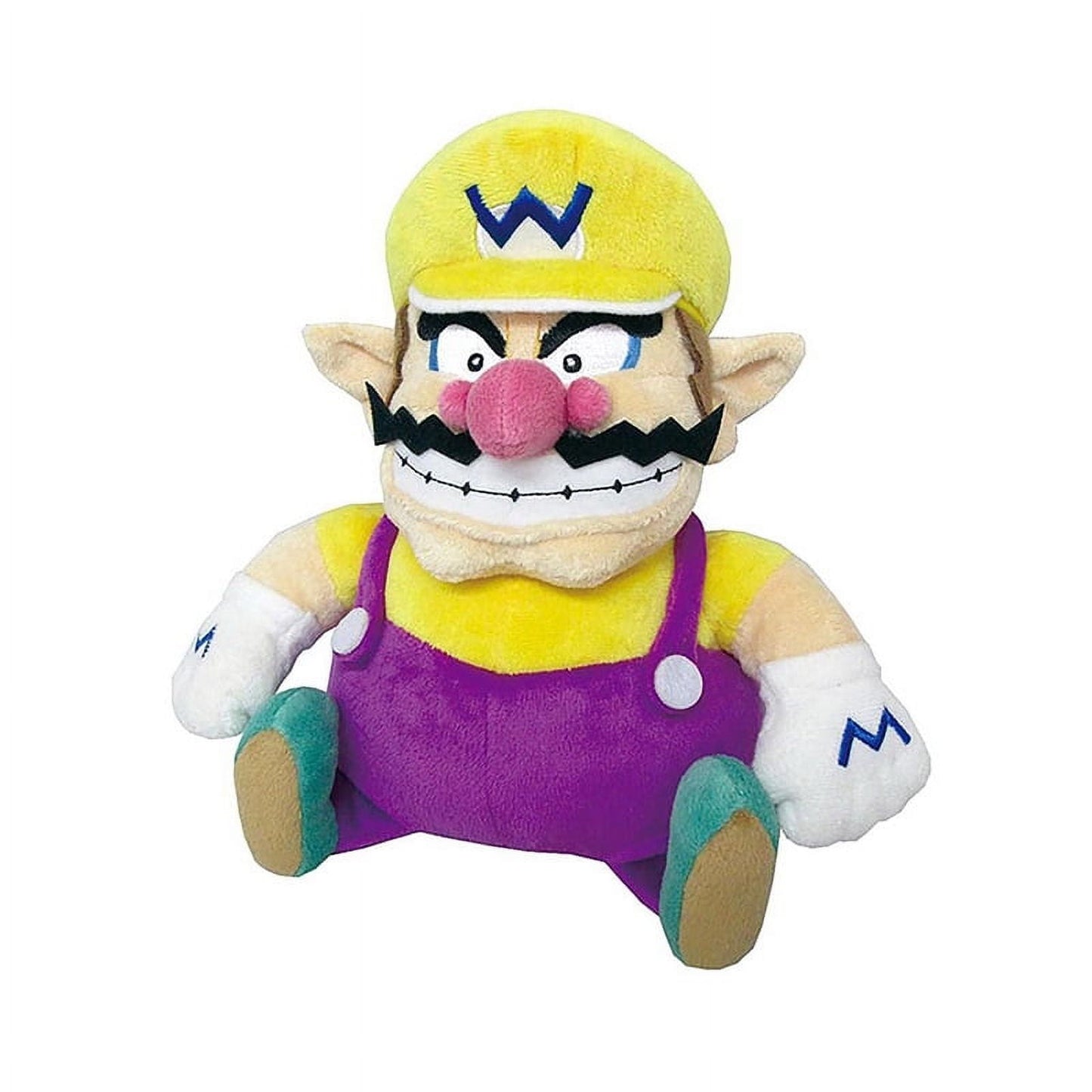 Sanei Super Mario All Star Collection 10 Inches Wario Plush